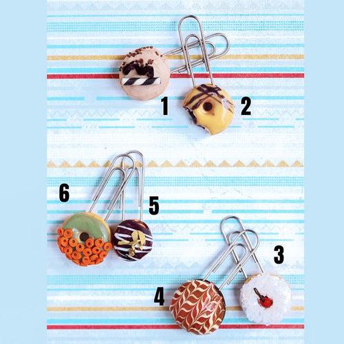 Tea Time  Donuts Miniature Planner N Paper Pins