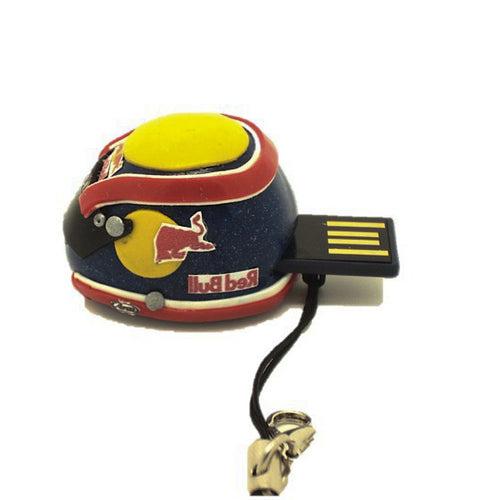 Mark Webber F1 Helmet(2010) Miniature Novelty Pen Drive
