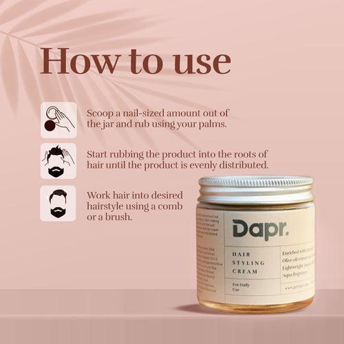 Hair Styling Cream for Daily Use|Made In India|- 100 grams