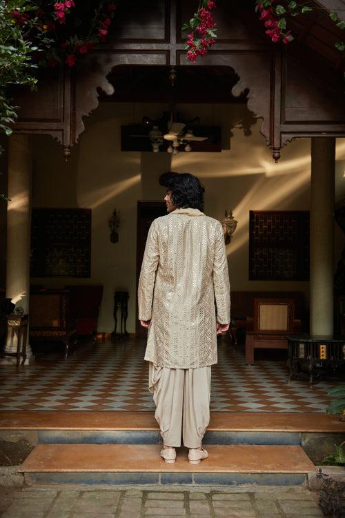 Zora Beige Kurta Set