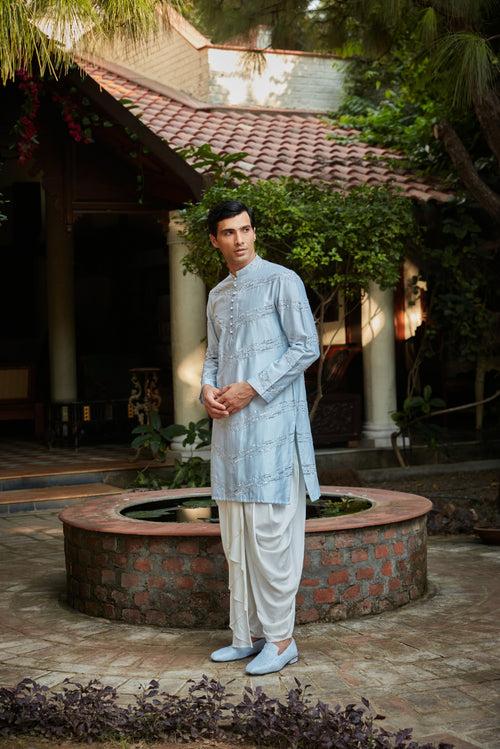 Zircon Light Blue Kurta set