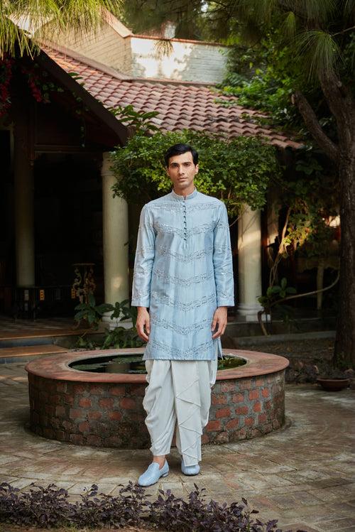 Zircon Light Blue Kurta set