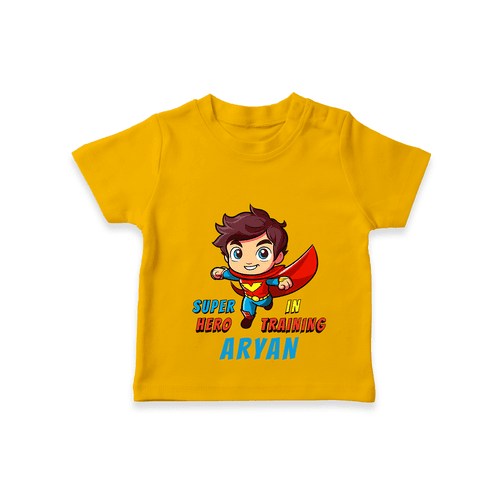 Celebrate The Super Kids Theme With "Super Hero In Training" Personalized Kids T-shirt