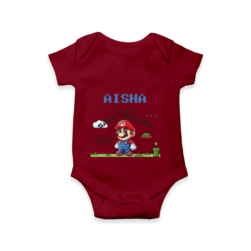Celebrate The Super Kids Theme With "Ready to Save the Day" Personalized Romper For your Baby