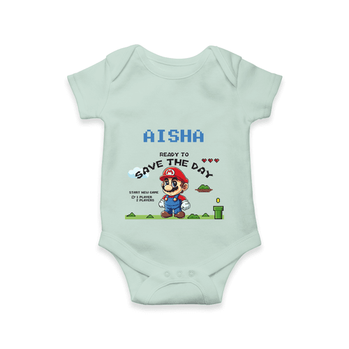 Celebrate The Super Kids Theme With "Ready to Save the Day" Personalized Romper For your Baby