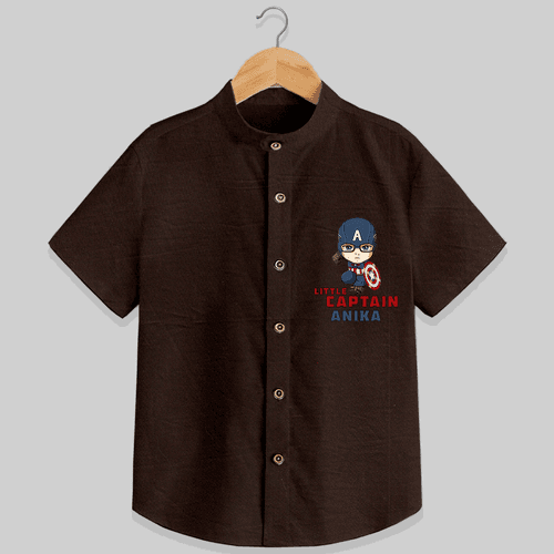 Celebrate The Super Kids Theme With "Little Captain" Personalized Kids Shirts