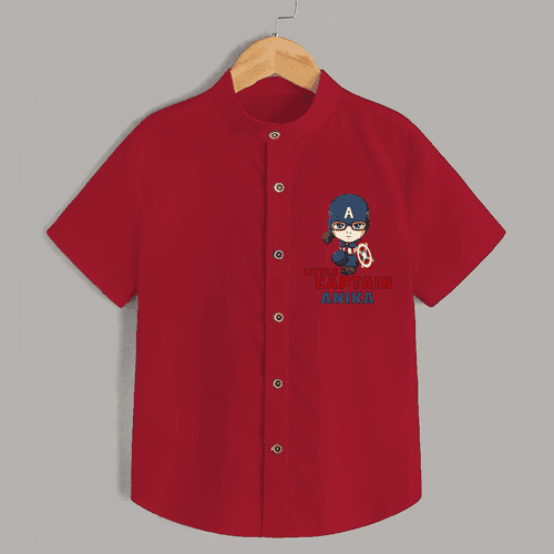 Celebrate The Super Kids Theme With "Little Captain" Personalized Kids Shirts