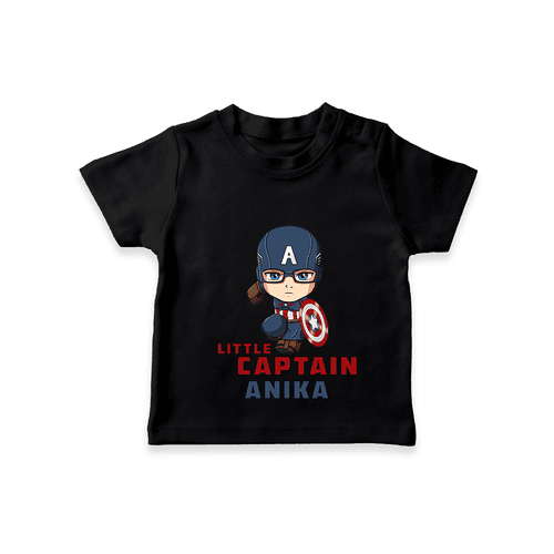 Celebrate The Super Kids Theme With "Little Captain" Personalized Kids T-shirt