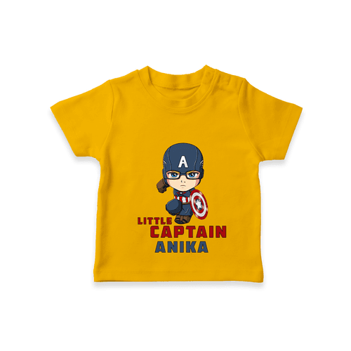 Celebrate The Super Kids Theme With "Little Captain" Personalized Kids T-shirt