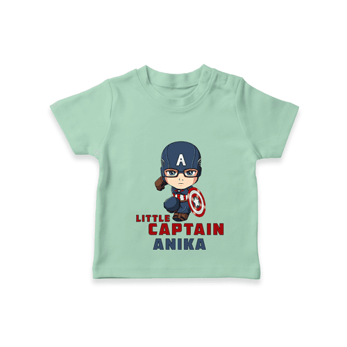 Celebrate The Super Kids Theme With "Little Captain" Personalized Kids T-shirt