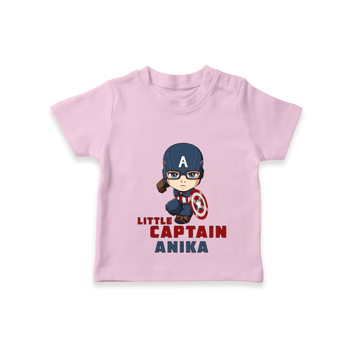 Celebrate The Super Kids Theme With "Little Captain" Personalized Kids T-shirt