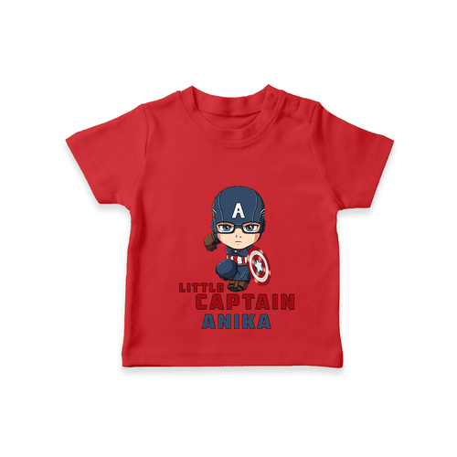 Celebrate The Super Kids Theme With "Little Captain" Personalized Kids T-shirt