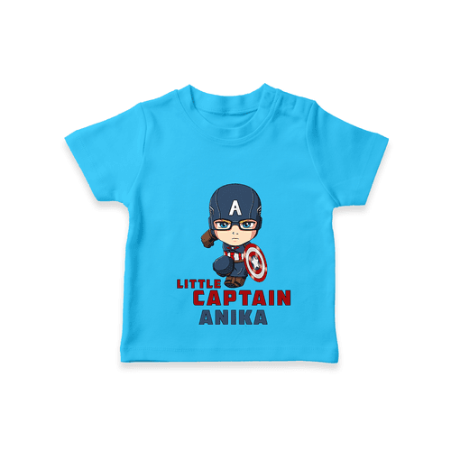 Celebrate The Super Kids Theme With "Little Captain" Personalized Kids T-shirt