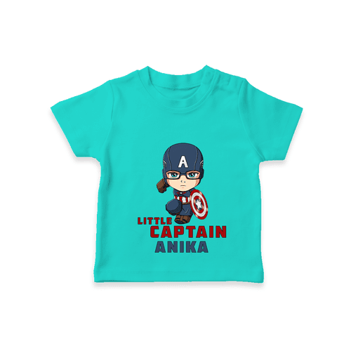 Celebrate The Super Kids Theme With "Little Captain" Personalized Kids T-shirt