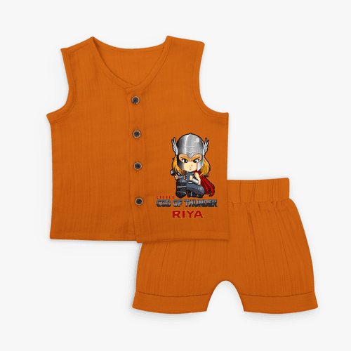 Celebrate The Super Kids Theme With "Little God Of Thunder" Personalized Jabla set for your Baby