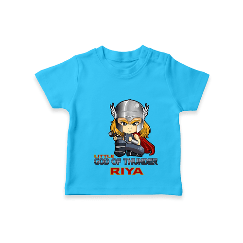 Celebrate The Super Kids Theme With "Little God Of Thunder" Personalized Kids T-shirt