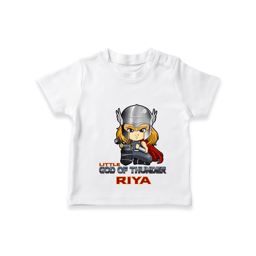Celebrate The Super Kids Theme With "Little God Of Thunder" Personalized Kids T-shirt