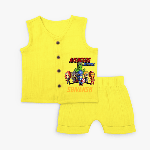 Celebrate The Super Kids Theme With "Avengers Assemble" Personalized Jabla set for your Baby