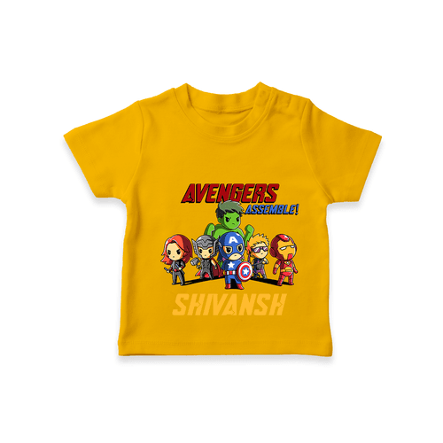 Celebrate The Super Kids Theme With "Avengers Assemble" Personalized Kids T-shirt