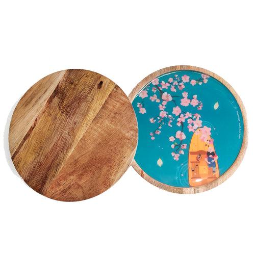 Meghalaya Cherry Blossom Wall Decor Plate