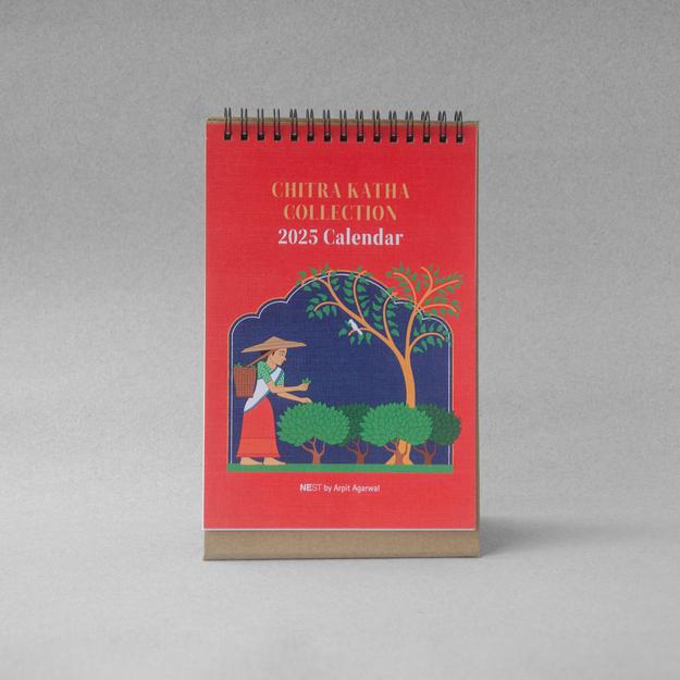 Chitra Katha Portrait 2025 Desk Calendar