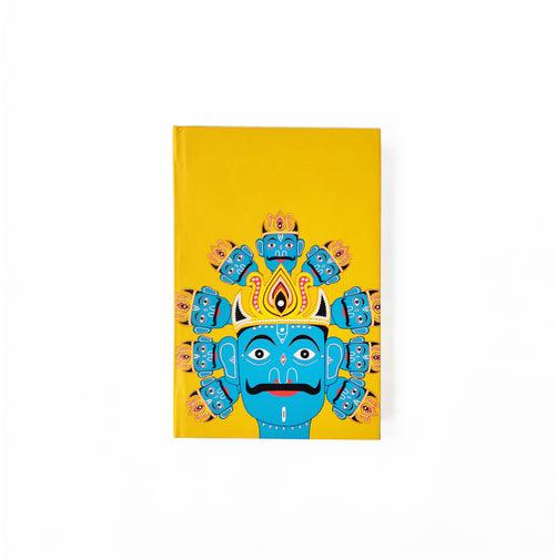 Exquisite Majuli Mask Yellow Notebook