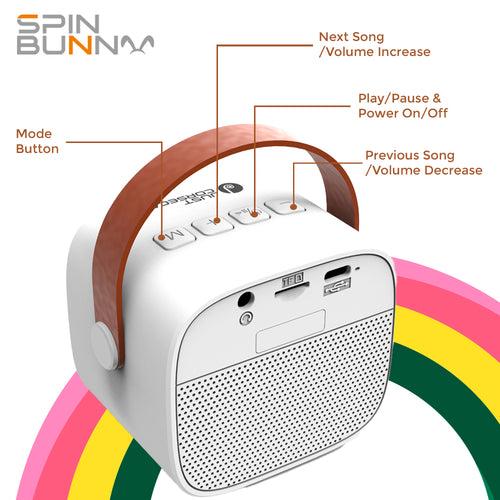 Spin Bunny Karaoke Portable Speaker