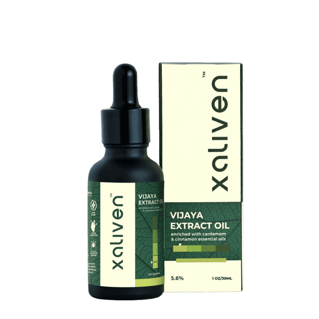 Xaliven- Vijaya Full Spectrum Oil for Focus & Calm- CBD, THC & other Cannabinoids - 5.6%(1680mg)