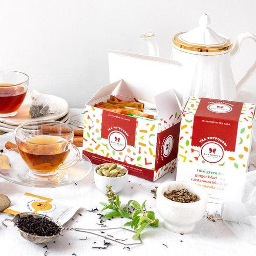 Butterfly Ayurveda- Tea Potpourri | Perfect Traveler's Tea-kit