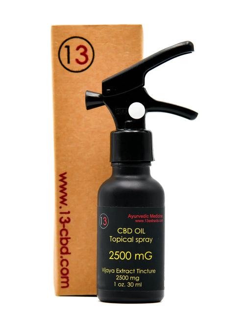 CBD Topical Spray 2500 MG (30ml)-13 Extracts