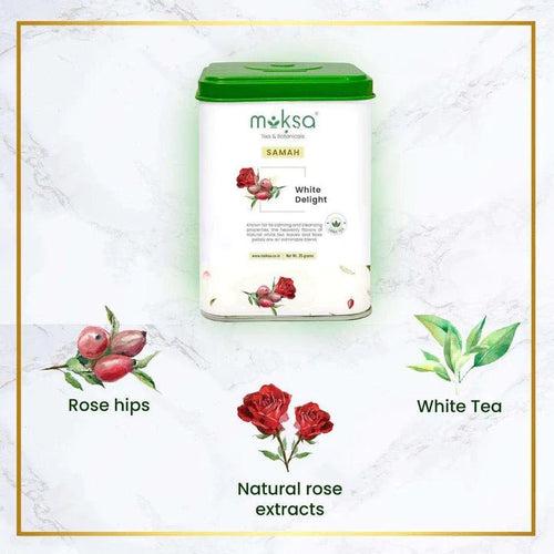 Moksa - White Delight Loose Leaf Tea - 35 gm