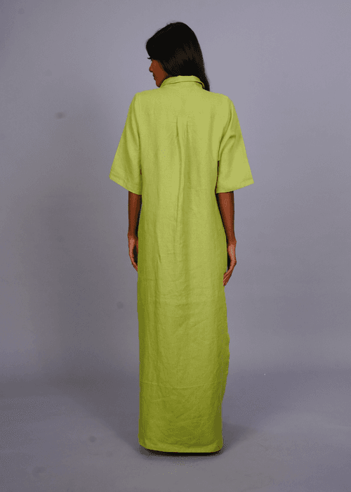 Nikki-U Lounge Dress - Cucumber Linen