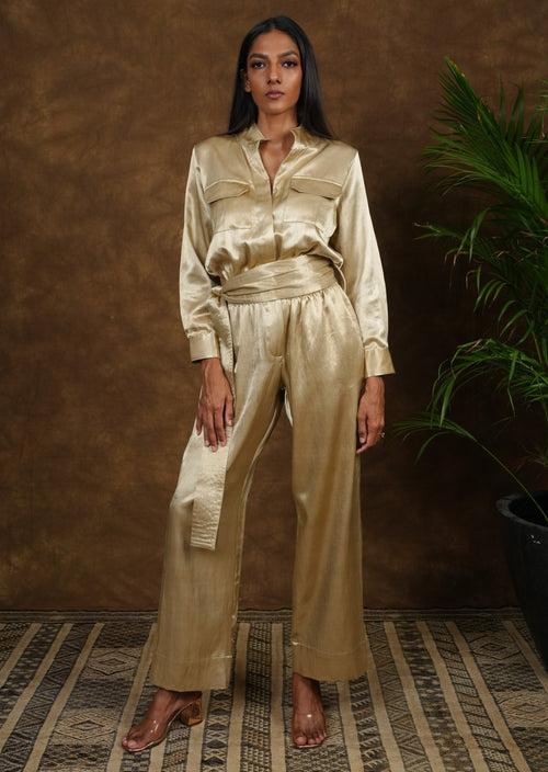 Anusha Jumpsuit - Gold