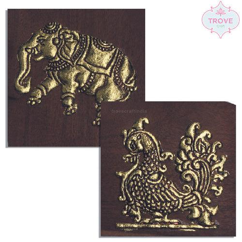 5" Emboss Art Plaques - Tanjore Style