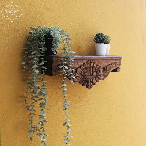 Hand-carved Victorian Wall shelf