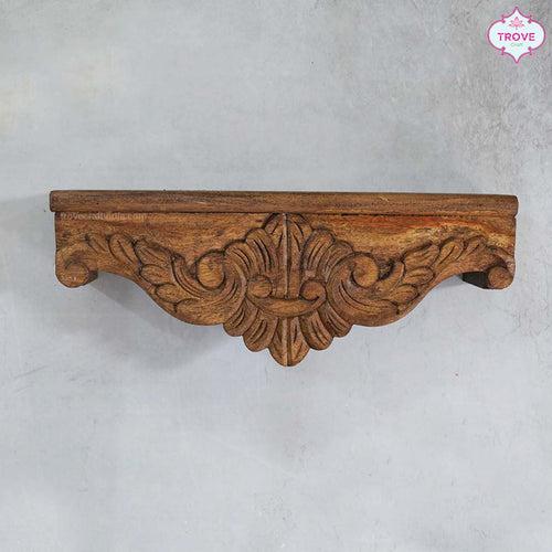 Hand-carved Victorian Wall shelf