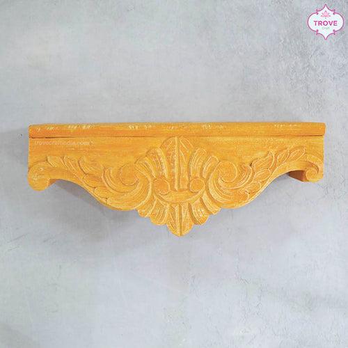 Hand-carved Victorian Wall shelf