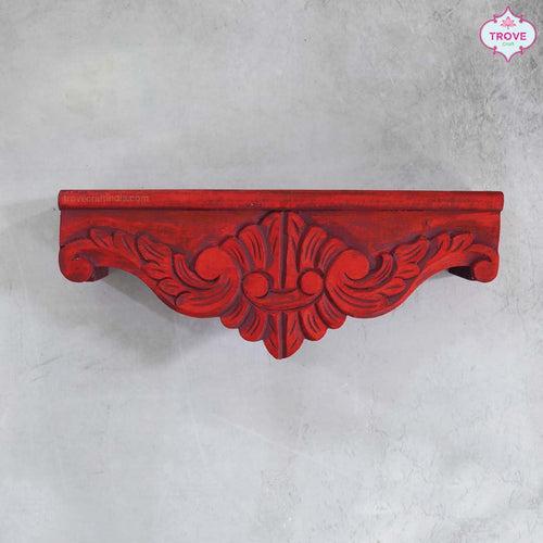 Hand-carved Victorian Wall shelf