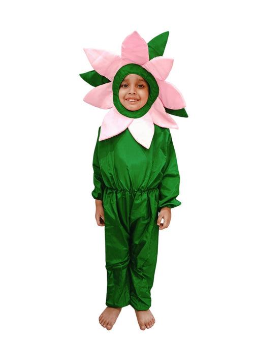 Pink Flower Kids Fancy Dress Costume