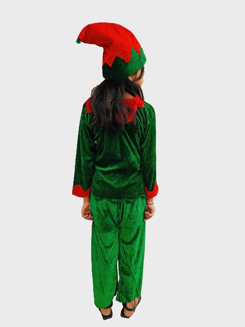 Santa's Elf Christmas Movie Character Kids Fancy Dress Costume