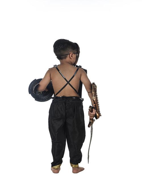 Traditional Historical Indian Warrior Weapon Set Kids Fancy Dress Costume Accessories