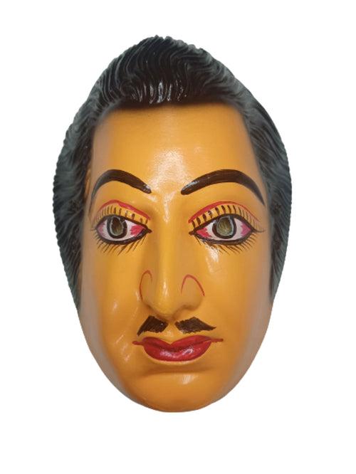 Indian Common Retro Theme Man Mask Navrang Dance Rubber Face Mask Adults Fancy Dress Costume Accessory