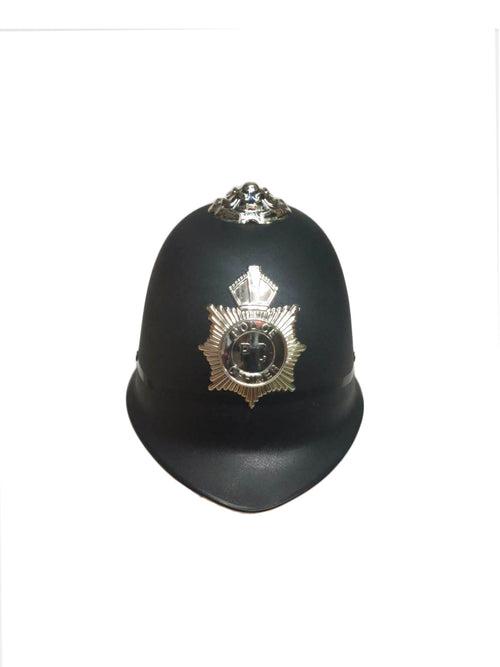 British Police Bobby Helmet With Badge Kids Fancy Dress Accessories