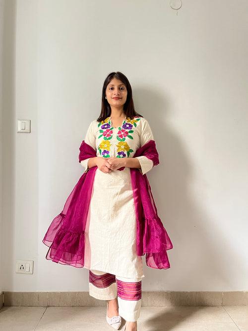 Adweta khadi cotton dress