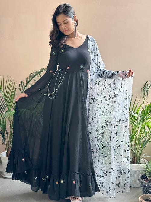 Black Barbie Maxi Dress