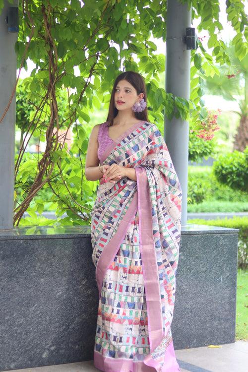 Aadhya Chanderi Saree