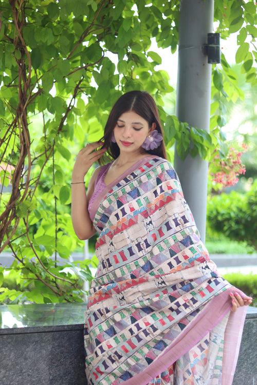 Aadhya Chanderi Saree