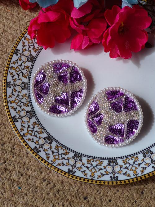 Lavender earrings