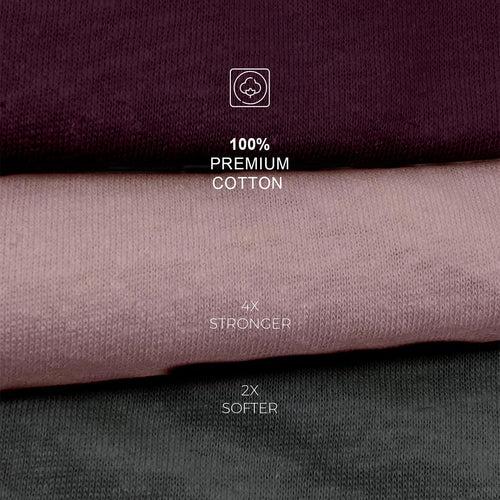 Pack 3 - Wine, Mouve & Smoky Grey - Classic Full sleeve