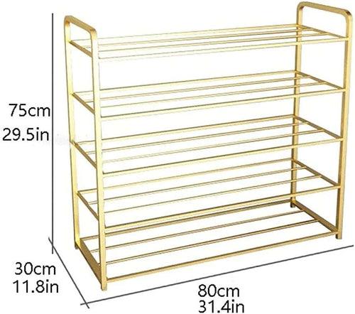 5-Tier Metal Shoe Rack